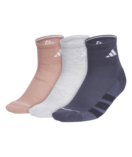 adidas Women's All Day Training 3-Pack Quarter Socks Unisex Accessories Socks