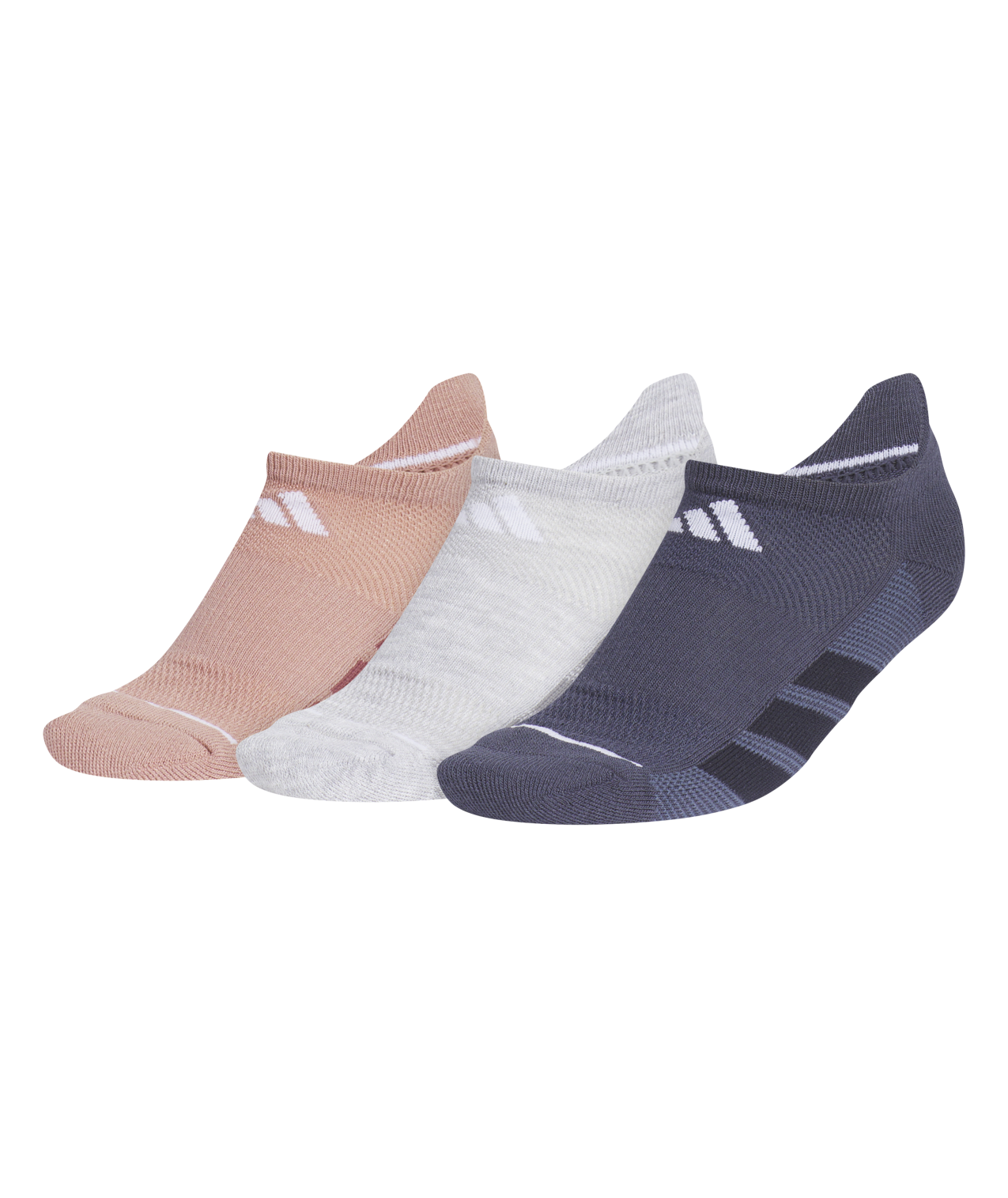 adidas Women's All Day Training 3-Pack No Show Socks Unisex Accessories Socks