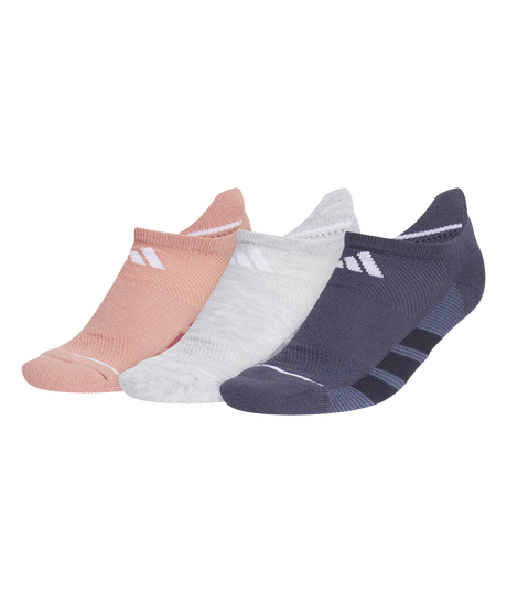 adidas Women's All Day Training 3-Pack No Show Socks Unisex Accessories Socks
