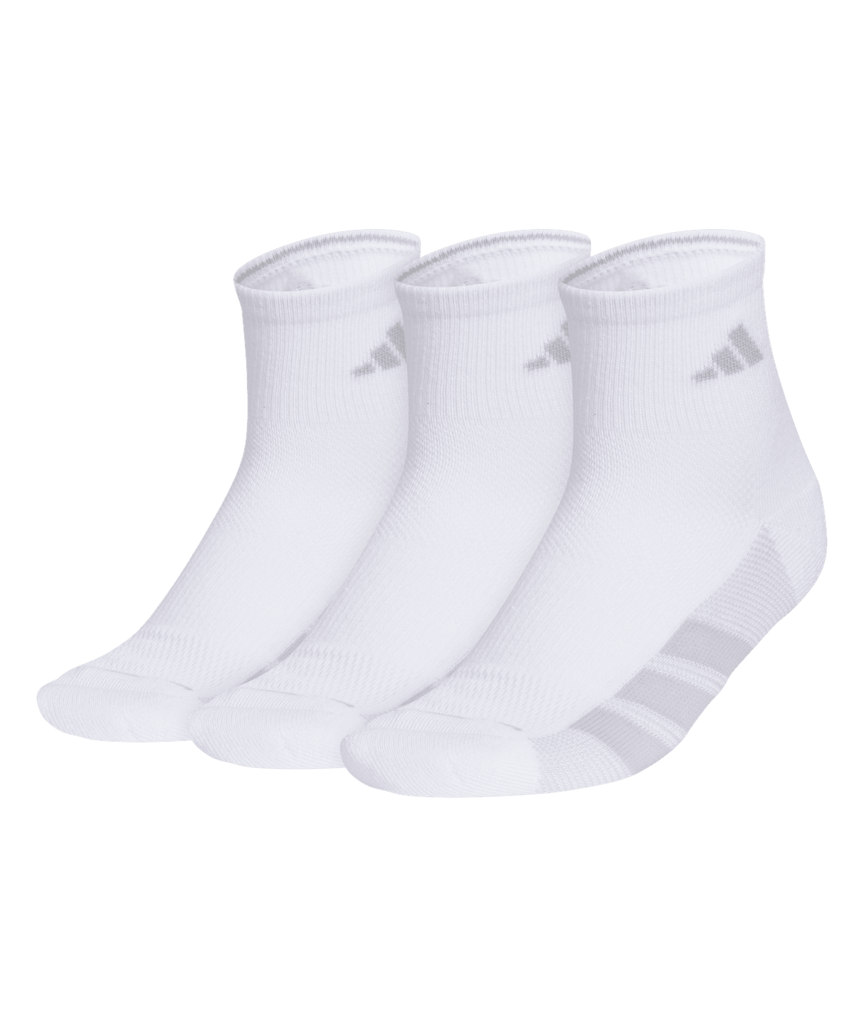 adidas Women's All Day Training 3-Pack Quarter Socks Unisex Accessories Socks