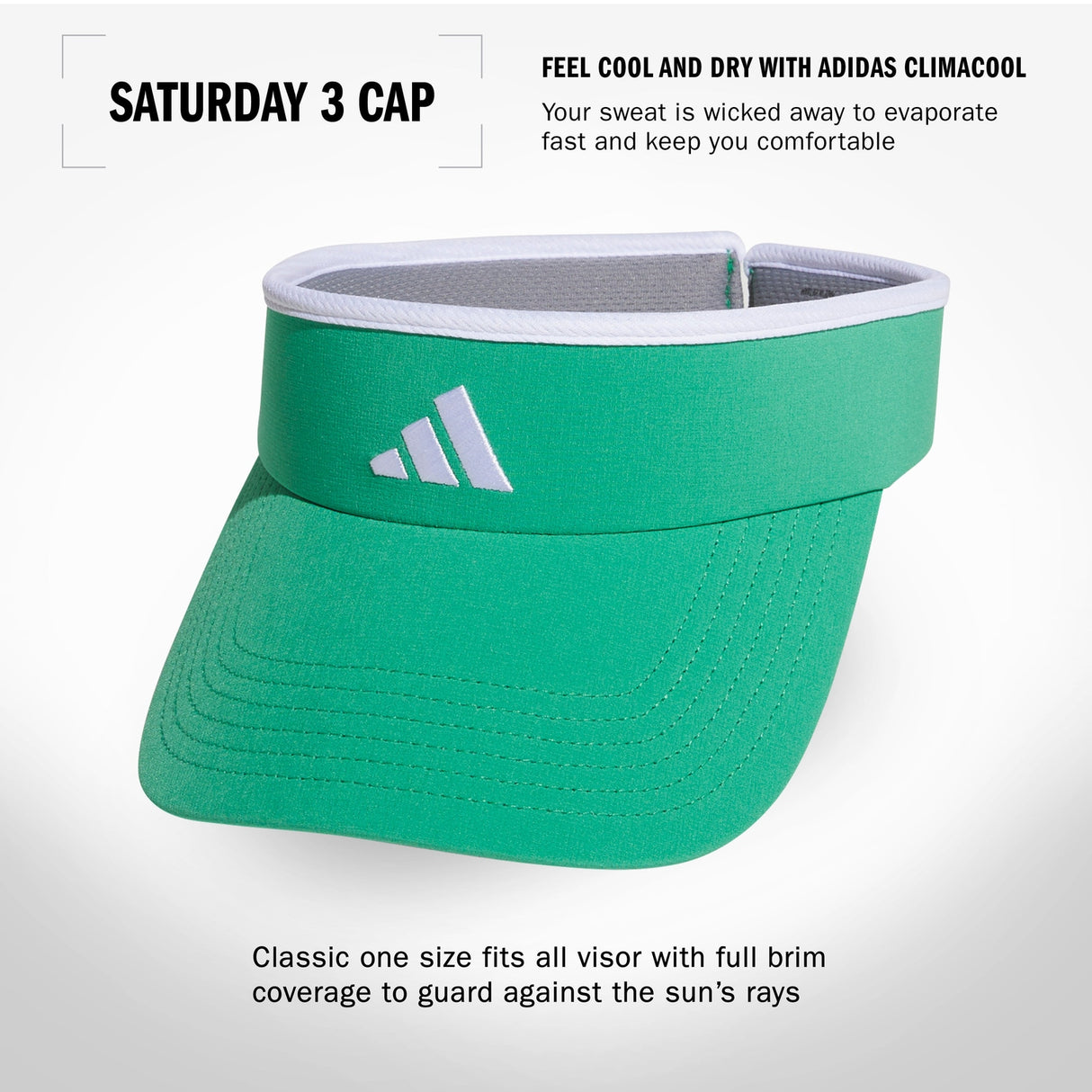 adidas Women's Match 2 Visor Unisex Accessories Hats & Caps