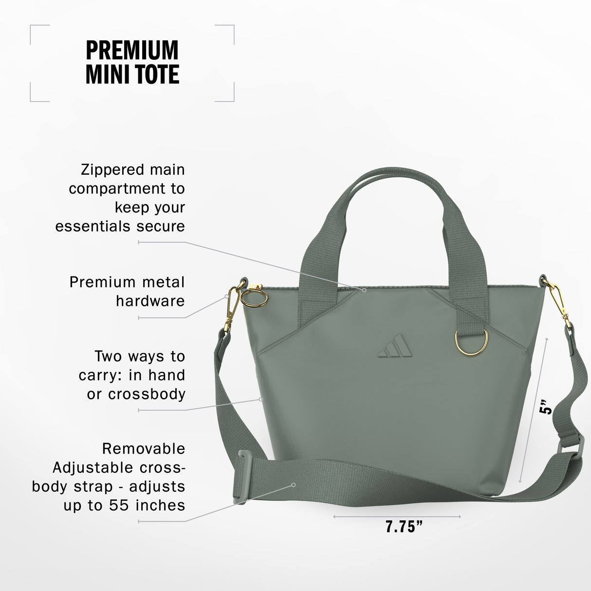adidas Premium Mini Tote Unisex Accessories Bags & Backpacks