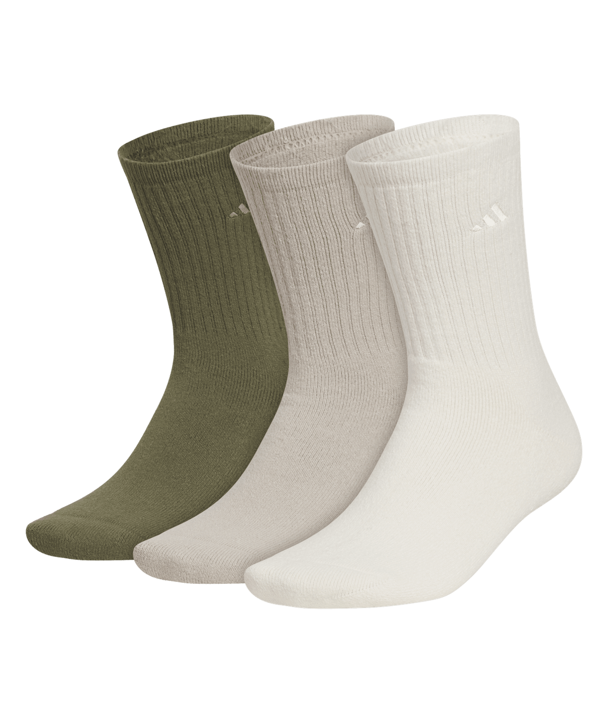 adidas Men's Cushioned Comfort 3-Pack Crew Socks Unisex Accessories Socks