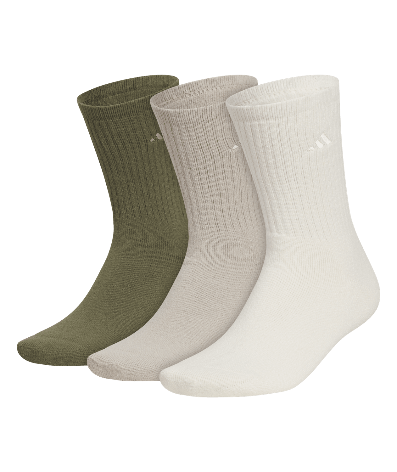 adidas Men's Cushioned Comfort 3-Pack Crew Socks Unisex Accessories Socks