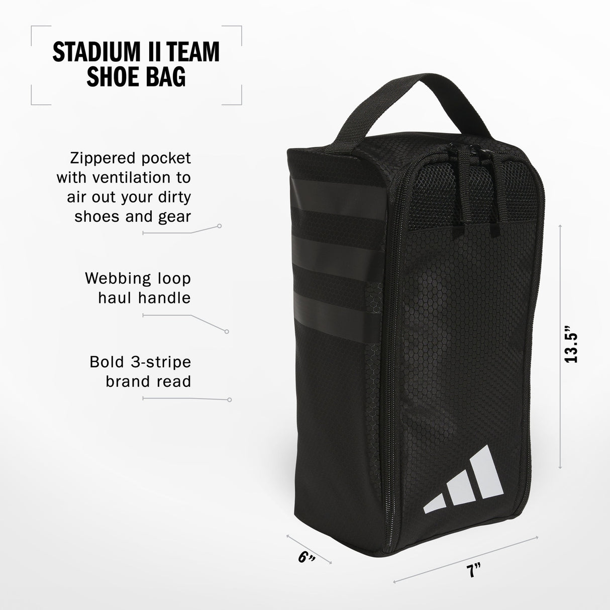 adidas Stadium II Team Shoe Bag Unisex Accessories Bags & Backpacks