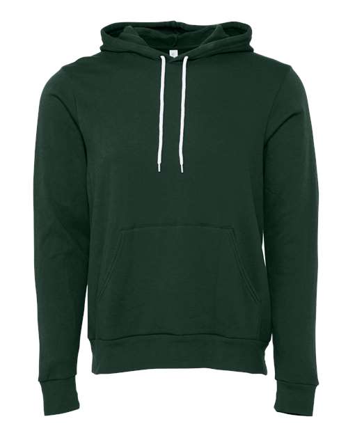 BELLA + CANVAS Unisex Sponge Fleece Pullover Hoodie BC3719 Mens Apparel Sweatshirts & Fleece