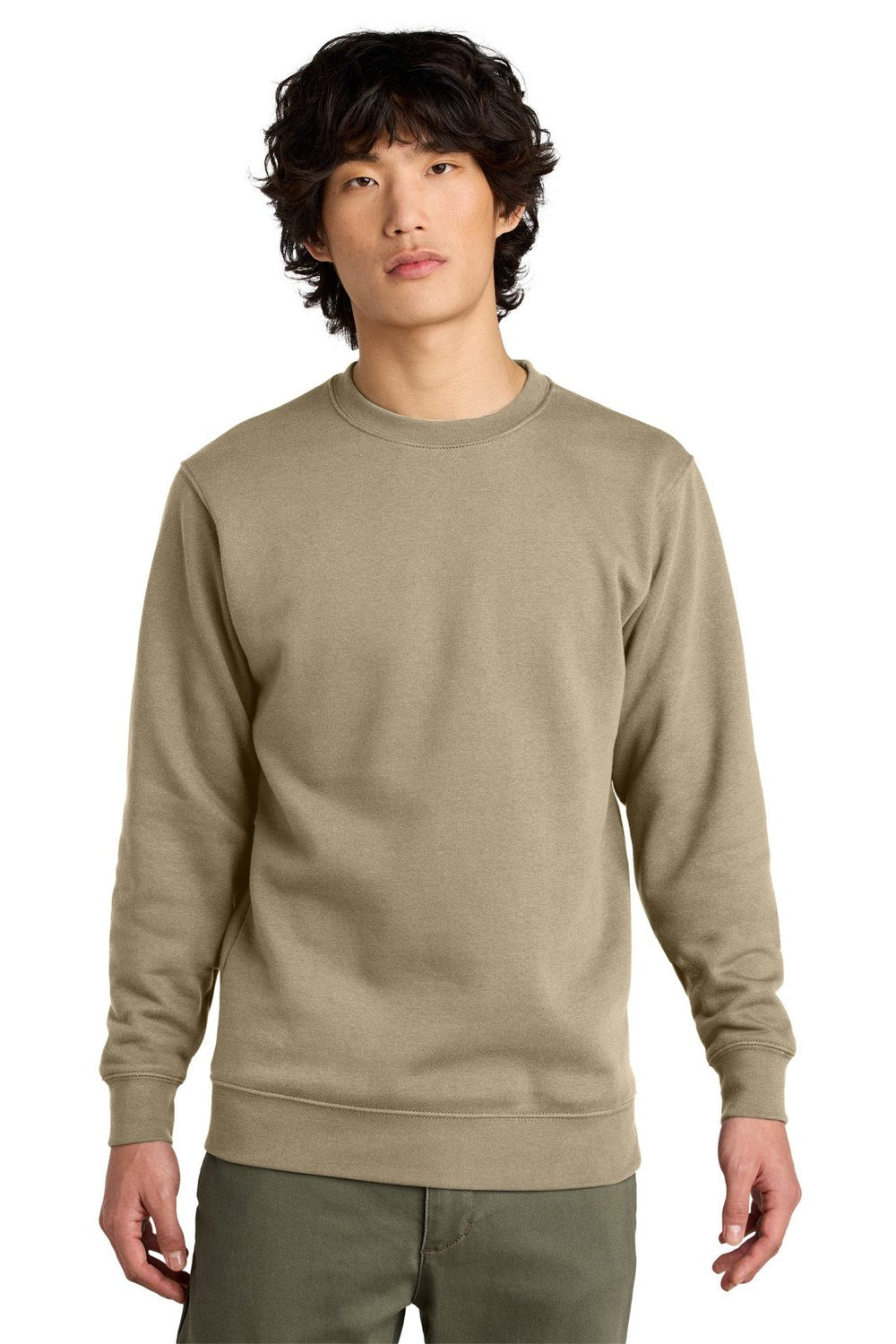 District Men's V.I.T.Fleece Crew DT6104 Mens Apparel Sweatshirts & Fleece