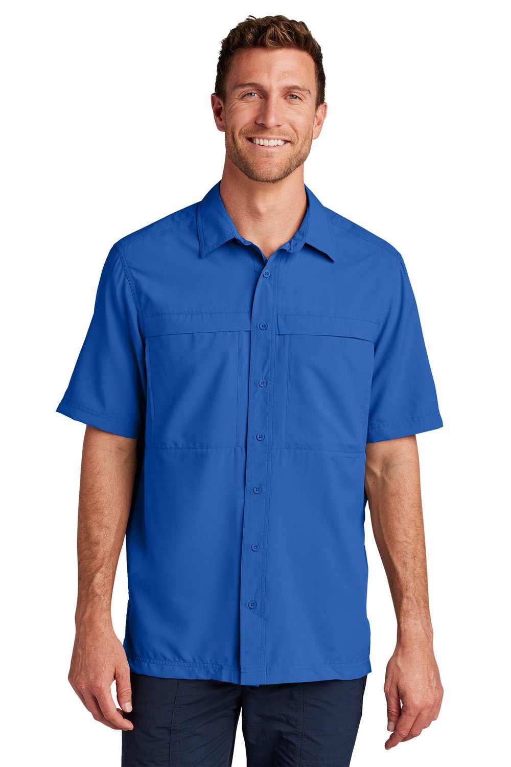 Port Authority Men's Short Sleeve UV Daybreak Shirt W961 Mens Apparel Shirts & Tops
