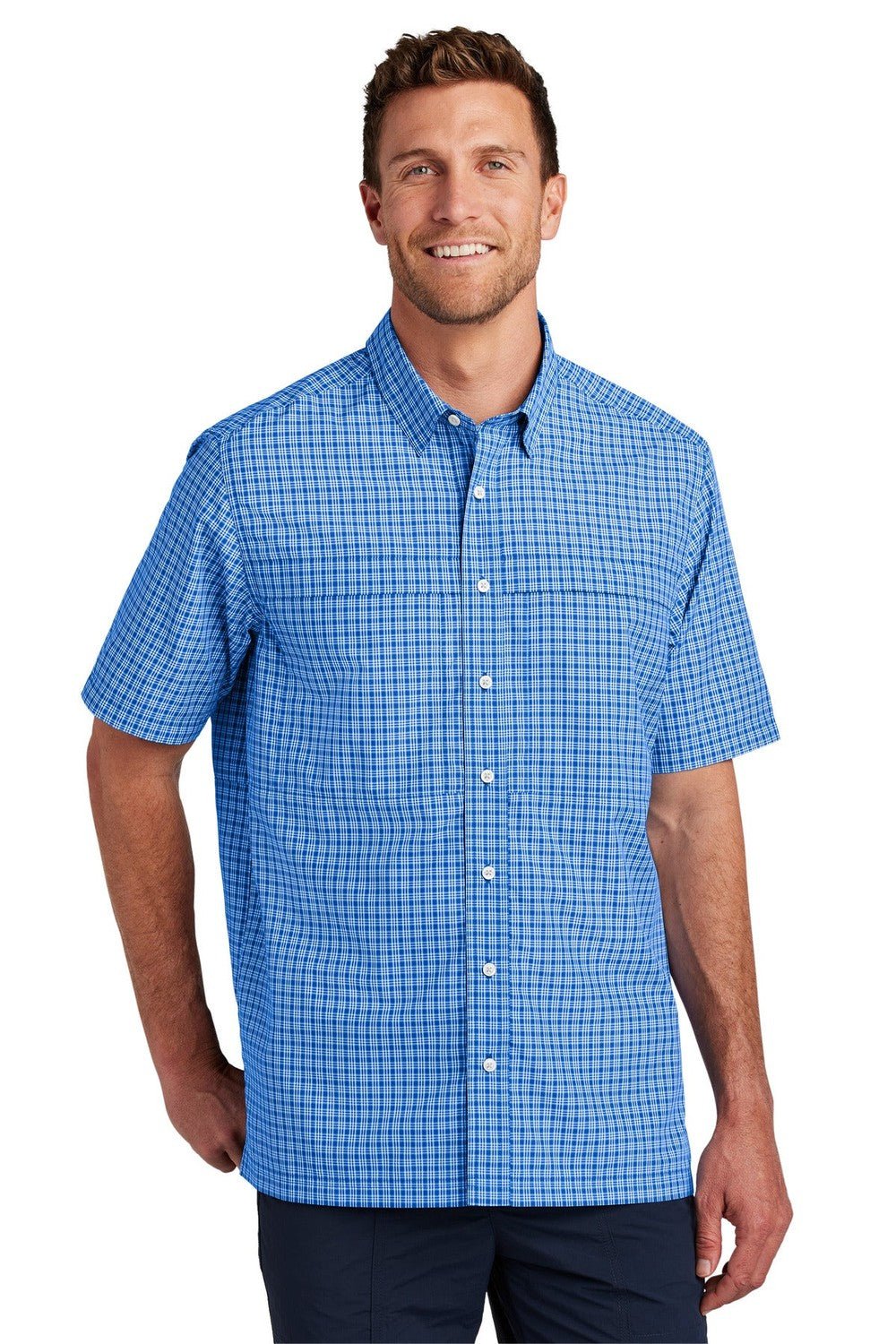 Port Authority Men's Short Sleeve UV Daybreak Shirt W961 Mens Apparel Shirts & Tops