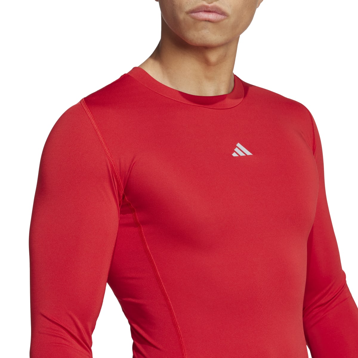adidas Men's Techfit Aeroready Long-Sleeve Training T-Shirt Soccer Uniforms & Apparel All