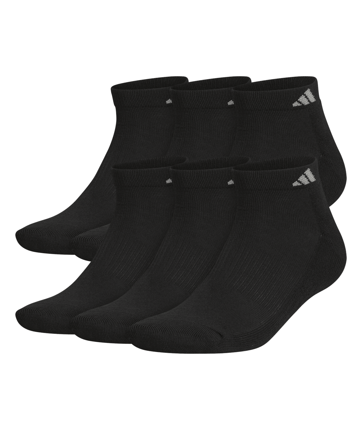 adidas Men's Athletic Cushioned Low Cut Socks 6-Pack Unisex Accessories Socks
