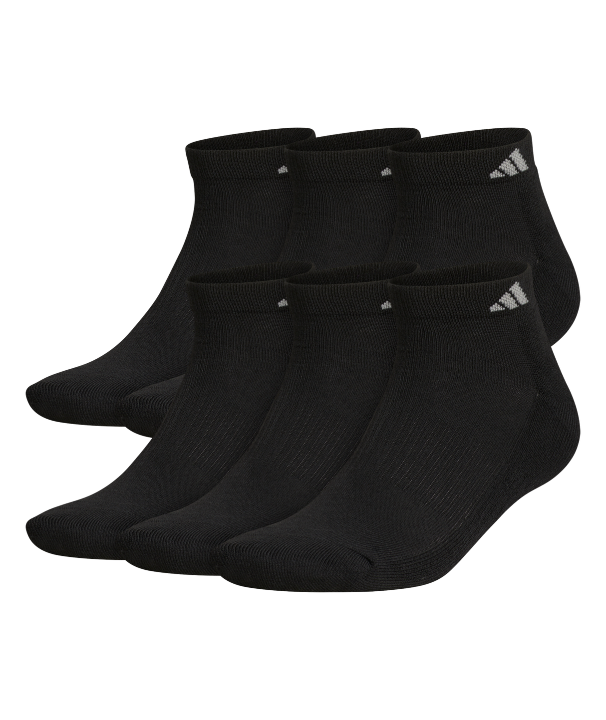 adidas Men's Athletic Cushioned Low Cut Socks (6-Pack)-1