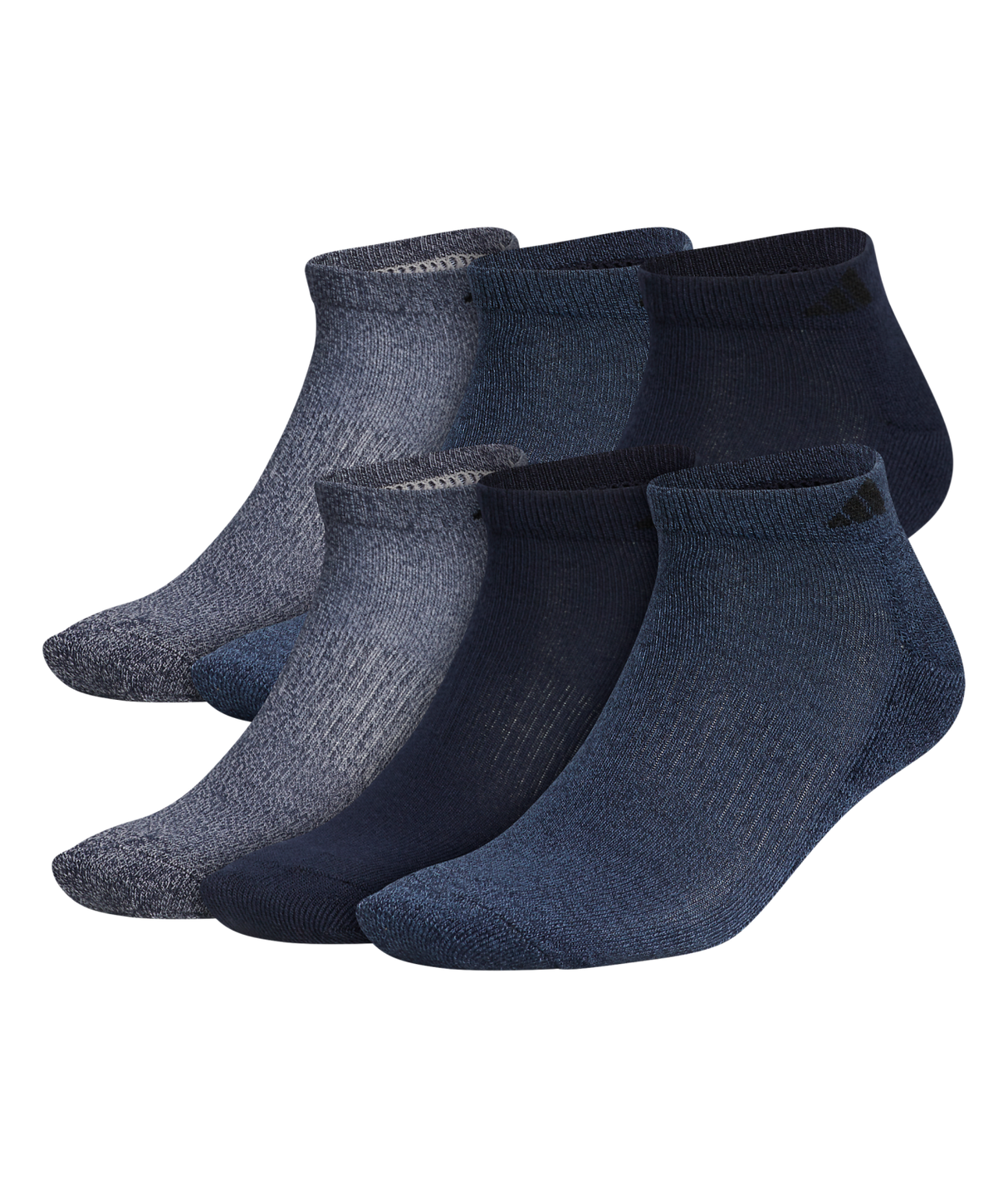 adidas Men's Athletic Cushioned Low Cut Socks (6-Pack)-1