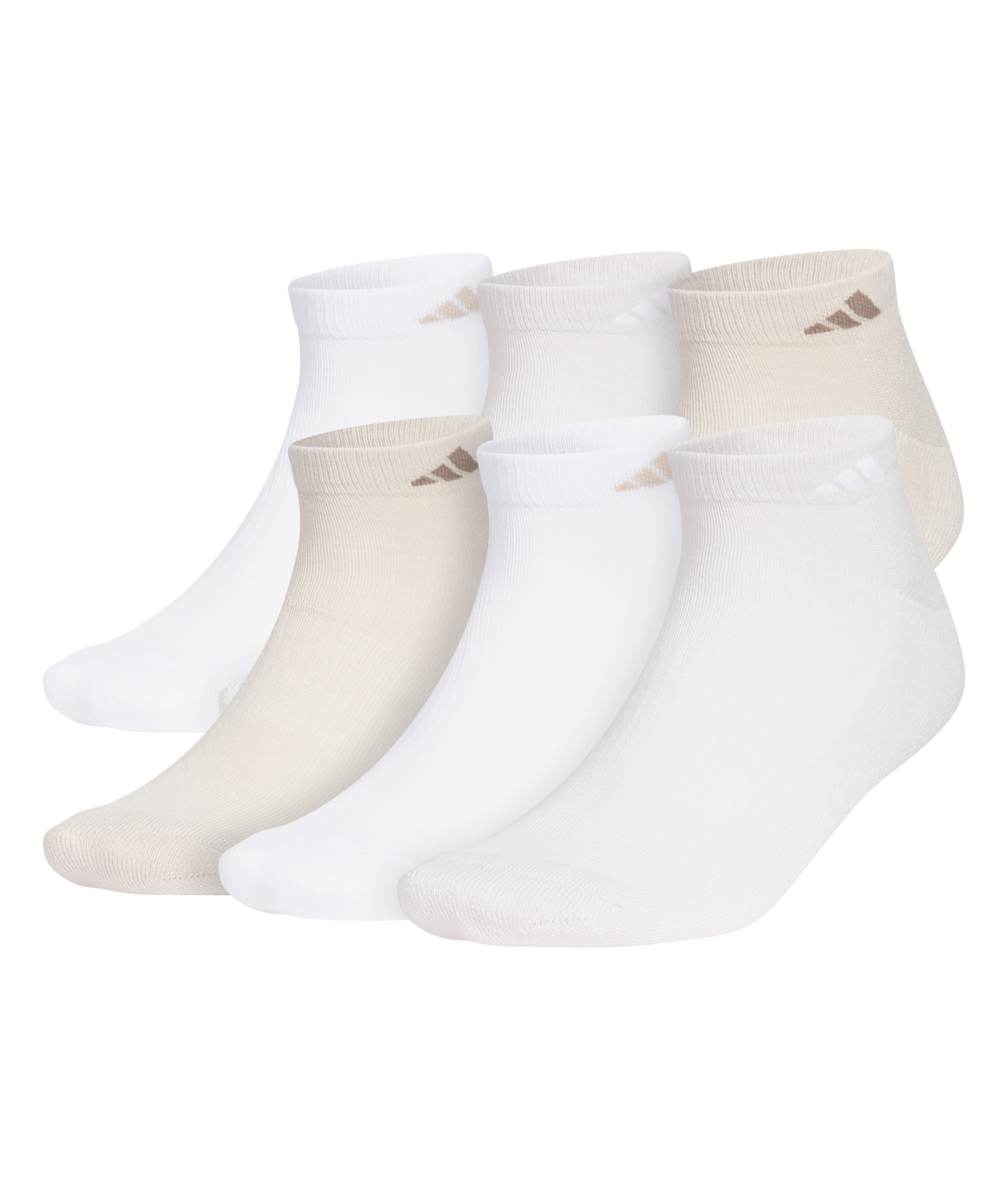 adidas Men's Athletic Cushioned Low Cut Socks (6-Pack)-1