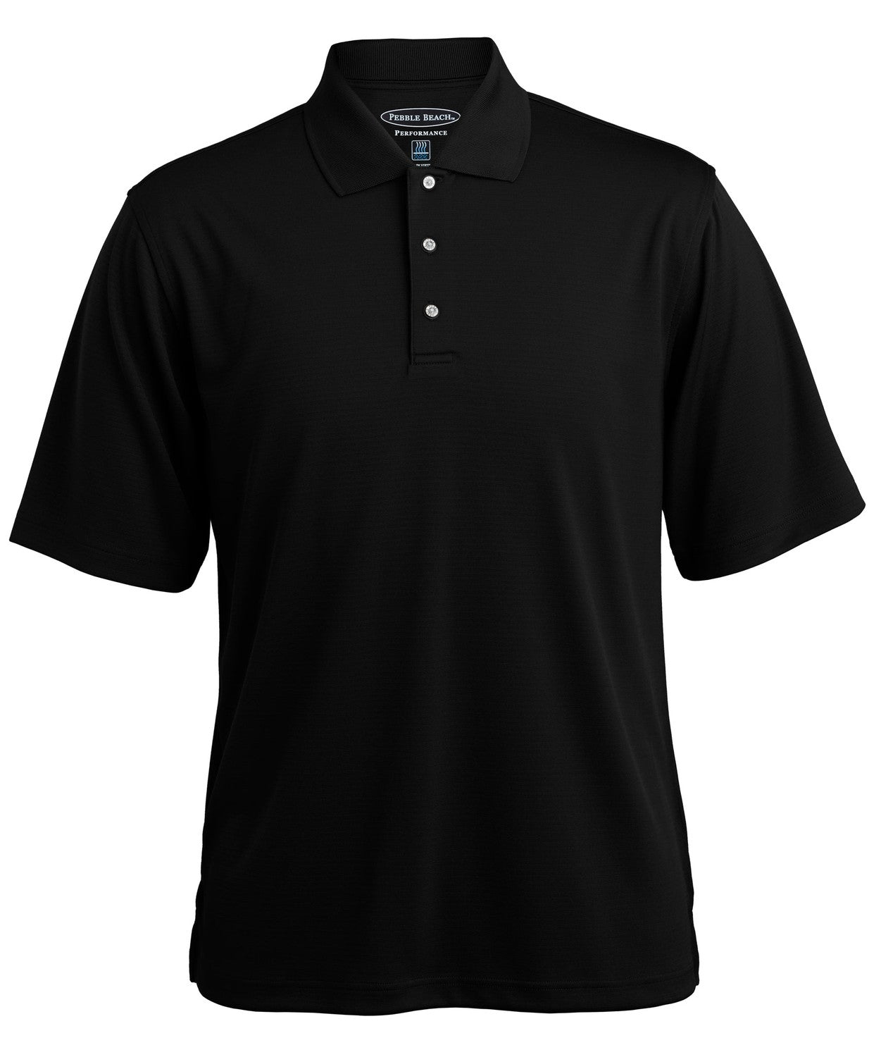 Pebble Beach Men's Horizontal Texture Polo Mens Apparel Shirts & Tops