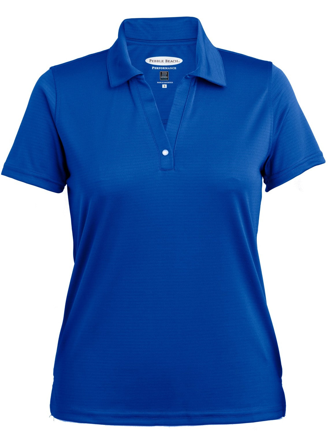 Pebble Beach Women's Horizontal Texture Polo Womens Apparel Shirts & Tops
