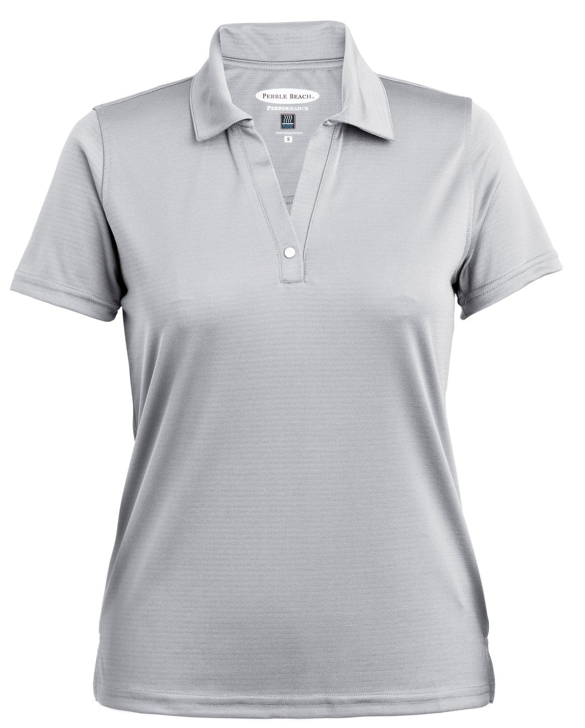 Pebble Beach Women's Horizontal Texture Polo Womens Apparel Shirts & Tops