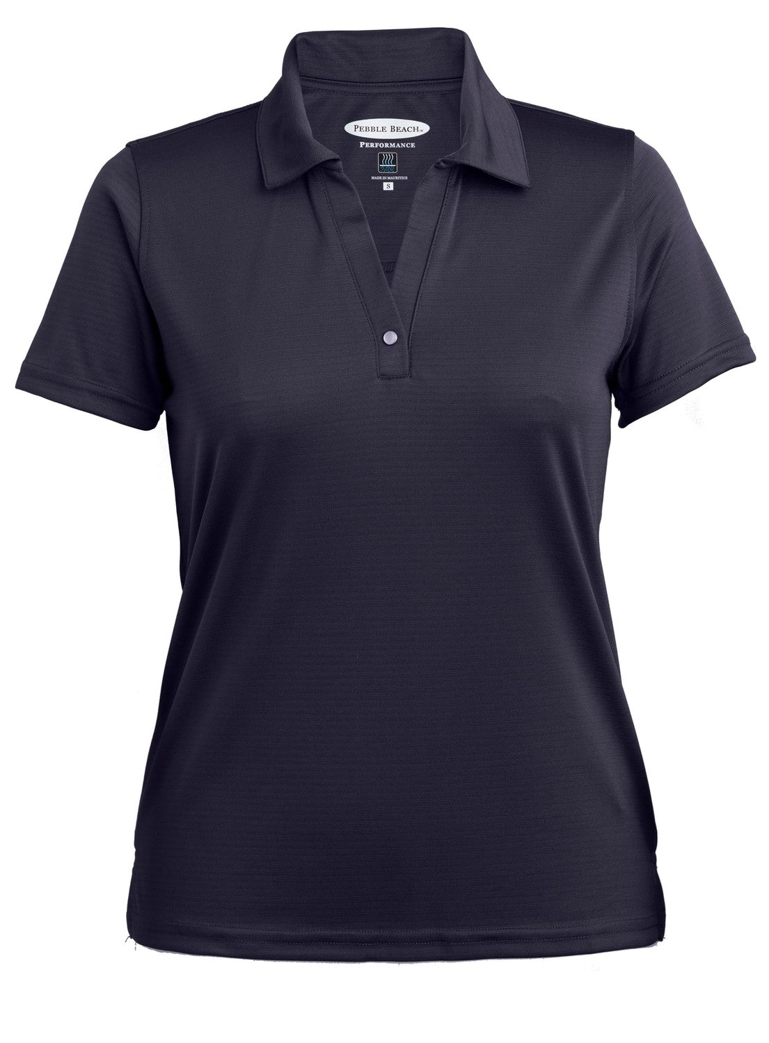 Pebble Beach Women's Horizontal Texture Polo Womens Apparel Shirts & Tops