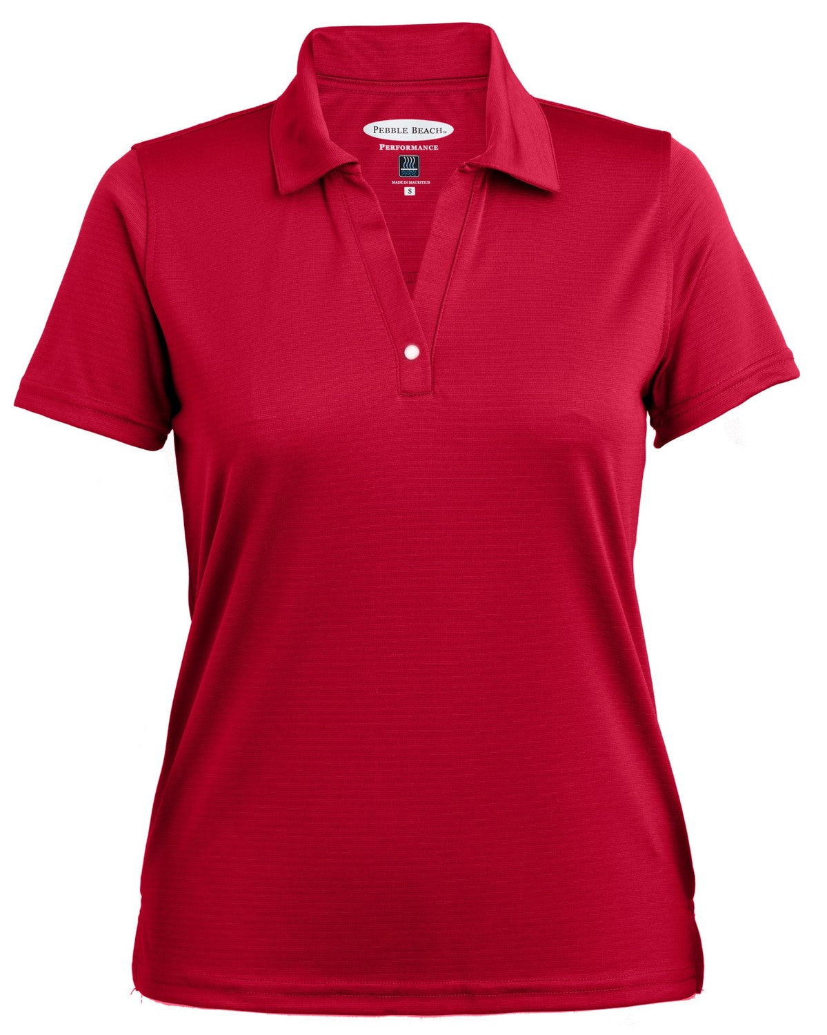 Pebble Beach Women's Horizontal Texture Polo Womens Apparel Shirts & Tops