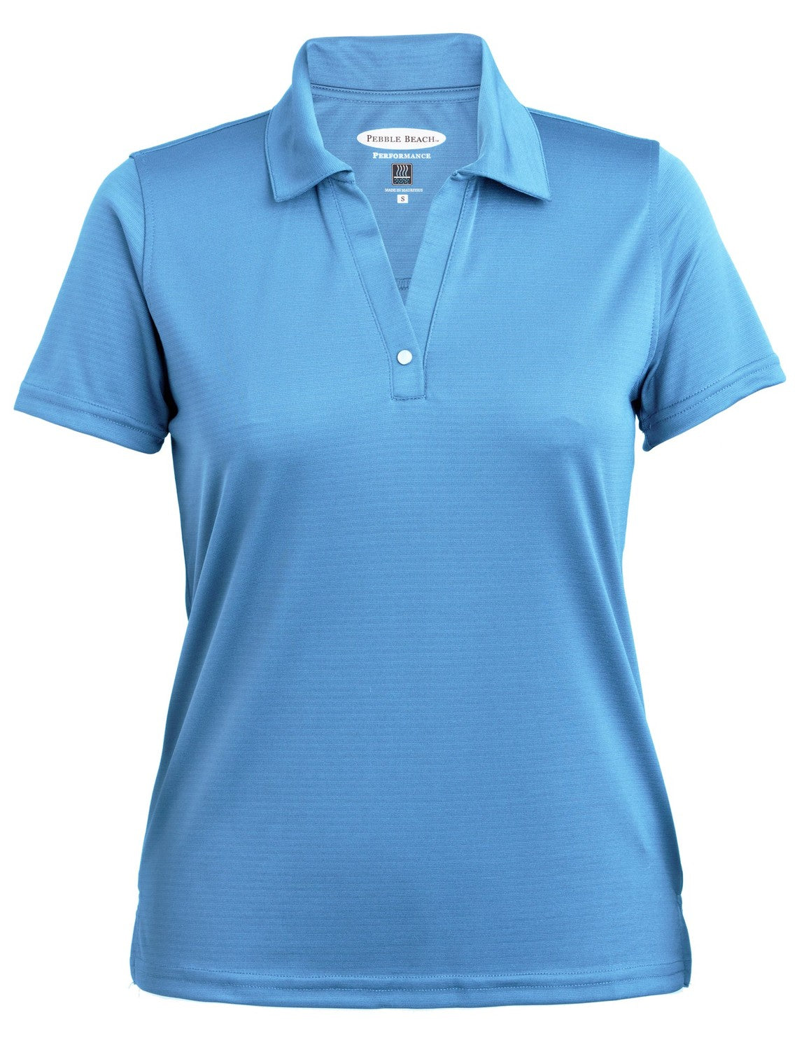Pebble Beach Women's Horizontal Texture Polo Womens Apparel Shirts & Tops