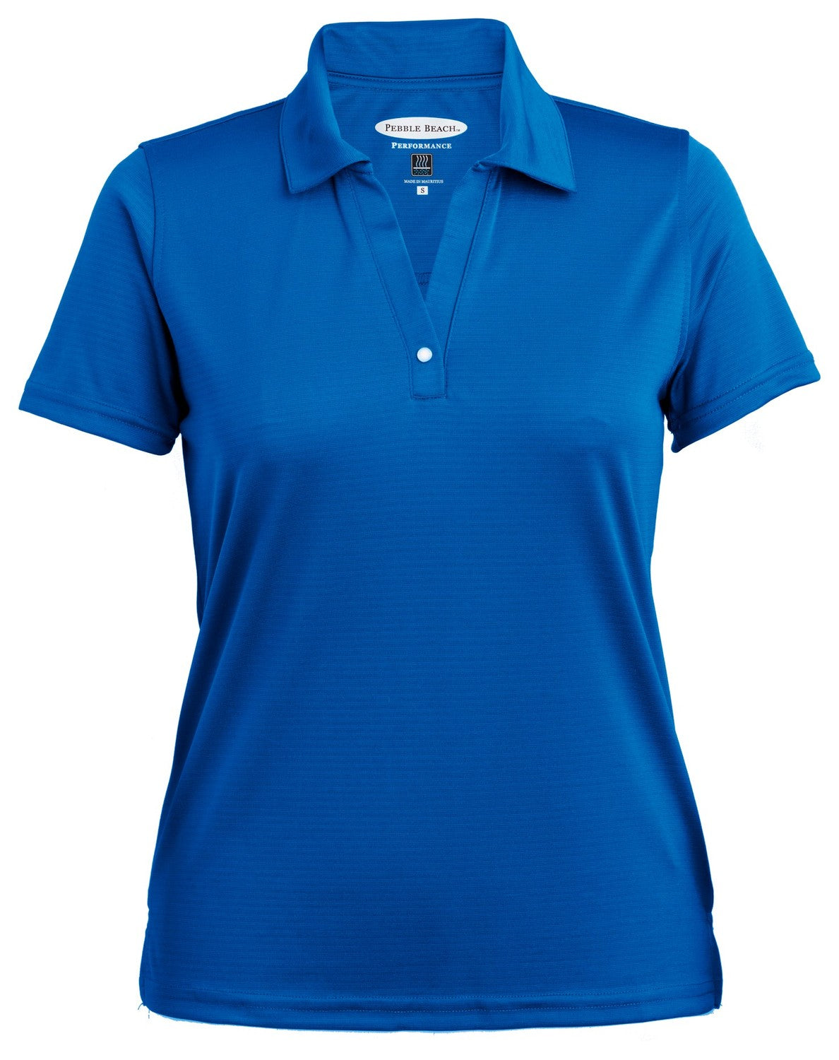 Pebble Beach Women's Horizontal Texture Polo Womens Apparel Shirts & Tops