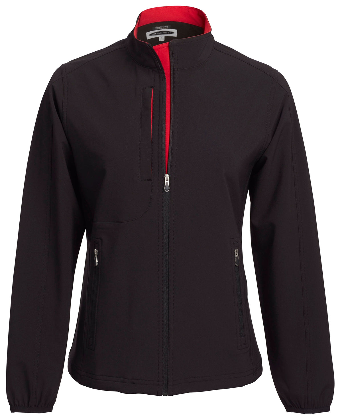 Pebble Beach Women's Full Zip Woven Jacket Womens Apparel Jackets & Vests