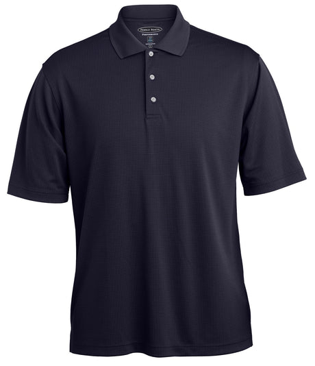 Pebble Beach Men's Grid Texture Polo Mens Apparel Shirts & Tops