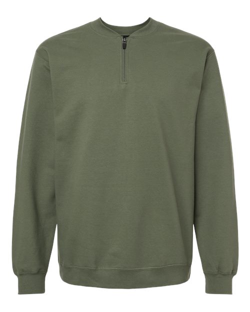 Gildan Unisex Softstyle Midweight Fleece 1/4-Zip SF008 Mens Apparel Sweatshirts & Fleece