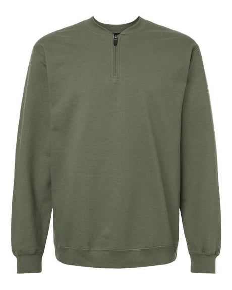 Gildan Unisex Softstyle Midweight Fleece 1/4-Zip SF008 Mens Apparel Sweatshirts & Fleece