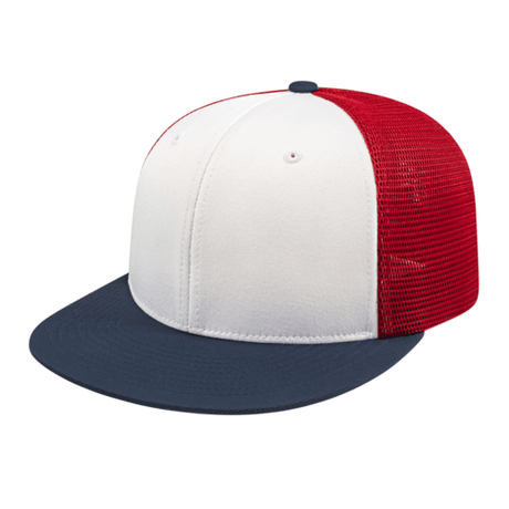 Cap America i8501 Flexfit® Performance Trucker Mesh Back Cap Unisex Accessories Hats & Caps