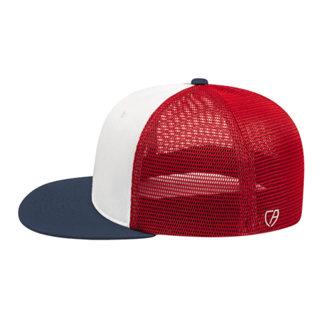 Cap America i8501 Flexfit® Performance Trucker Mesh Back Cap Unisex Accessories Hats & Caps