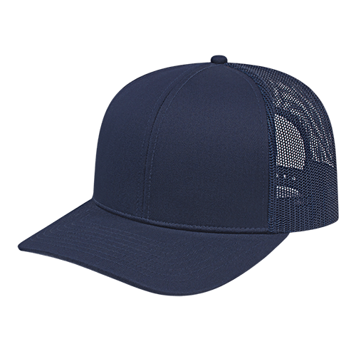 Cap America i3038 Poly / Cotton Trucker Mesh Back Cap Unisex Accessories Hats & Caps