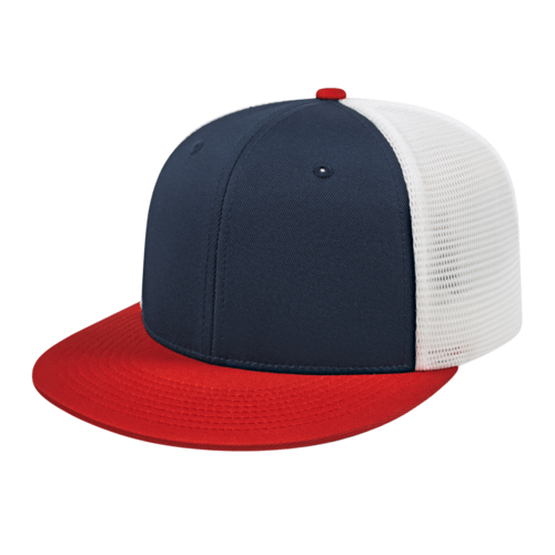 Cap America i8501 Flexfit® Performance Trucker Mesh Back Cap Unisex Accessories Hats & Caps