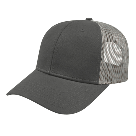 Cap America i3115 Low Profile Trucker Mesh Back Cap Unisex Accessories Hats & Caps