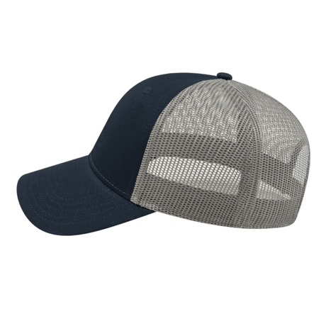Cap America i3115 Low Profile Trucker Mesh Back Cap Unisex Accessories Hats & Caps