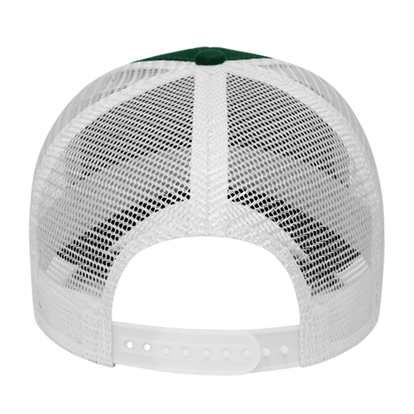 Cap America i3025 Two-Tone Trucker Mesh Back Cap Unisex Accessories Hats & Caps