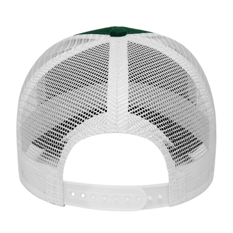 Cap America i3025 Two-Tone Trucker Mesh Back Cap Unisex Accessories Hats & Caps