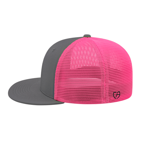 Cap America i8501 Flexfit® Performance Trucker Mesh Back Cap Unisex Accessories Hats & Caps