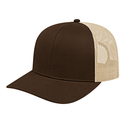 Cap America i3038 Poly / Cotton Trucker Mesh Back Cap Unisex Accessories Hats & Caps