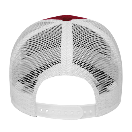 Cap America i3025 Two-Tone Trucker Mesh Back Cap Unisex Accessories Hats & Caps