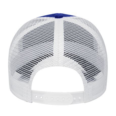 Cap America i3025 Two-Tone Trucker Mesh Back Cap Unisex Accessories Hats & Caps