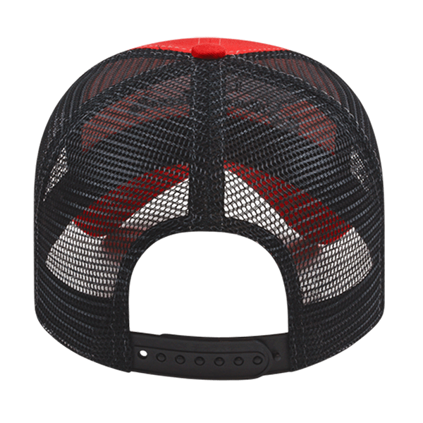 Cap America i3025 Two-Tone Trucker Mesh Back Cap Unisex Accessories Hats & Caps