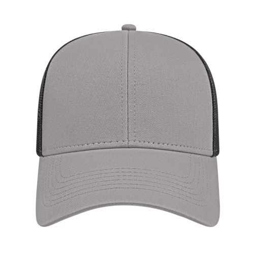 Cap America i3025 Two-Tone Trucker Mesh Back Cap Unisex Accessories Hats & Caps