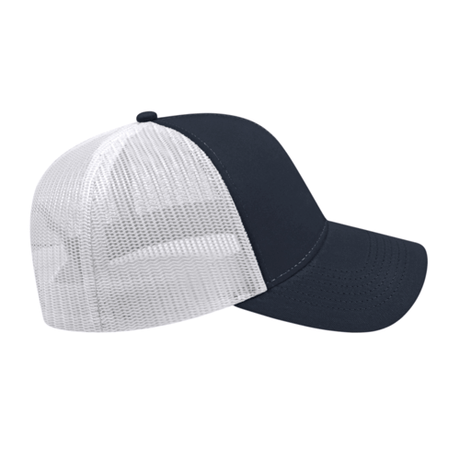 Cap America i3025 Two-Tone Trucker Mesh Back Cap Unisex Accessories Hats & Caps