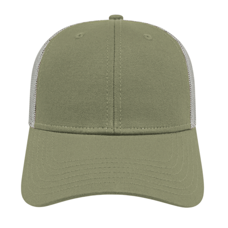 Cap America i3115 Low Profile Trucker Mesh Back Cap Unisex Accessories Hats & Caps