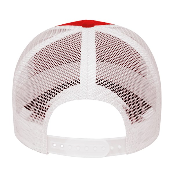 Cap America i3025 Two-Tone Trucker Mesh Back Cap Unisex Accessories Hats & Caps