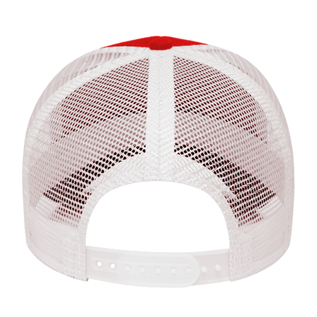 Cap America i3025 Two-Tone Trucker Mesh Back Cap Unisex Accessories Hats & Caps