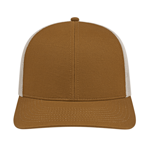 Cap America i3038 Poly / Cotton Trucker Mesh Back Cap Unisex Accessories Hats & Caps