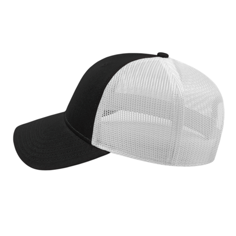 Cap America i3115 Low Profile Trucker Mesh Back Cap Unisex Accessories Hats & Caps