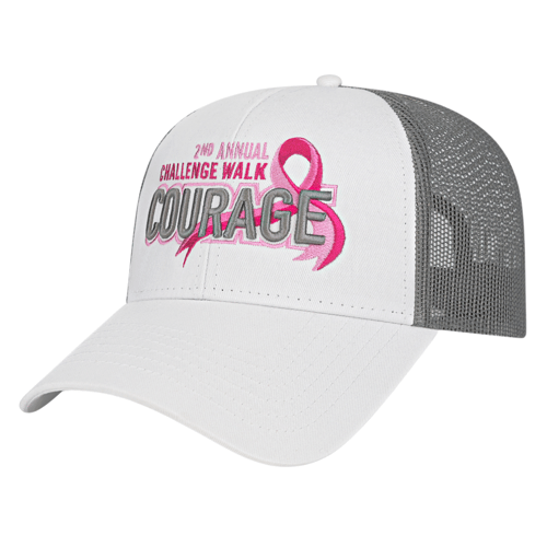 Cap America i3025 Two-Tone Trucker Mesh Back Cap Unisex Accessories Hats & Caps